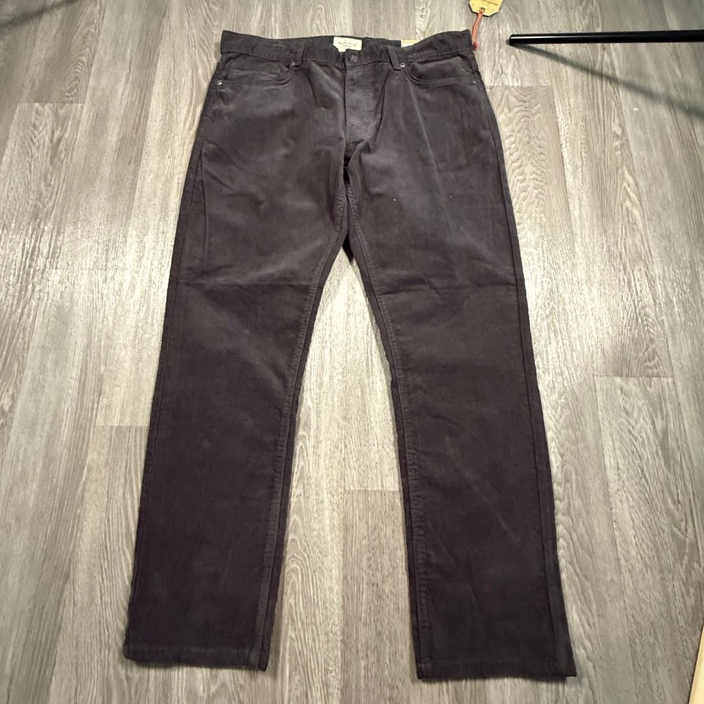 Weatherproof Vintage Mens Corduroy Straight Fit Pants Forged Iron 36W 30L